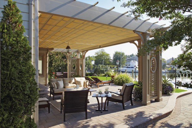 Screens For Patio Awnings By Kohler Awning Patio Patio Awning House Awnings