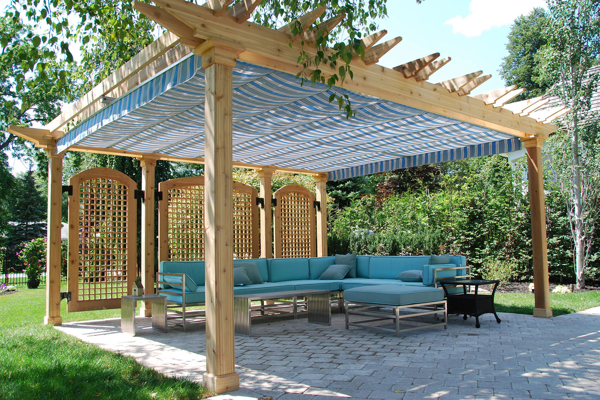 Retractable Pergola Canopy in Oakville | ShadeFX Canopies