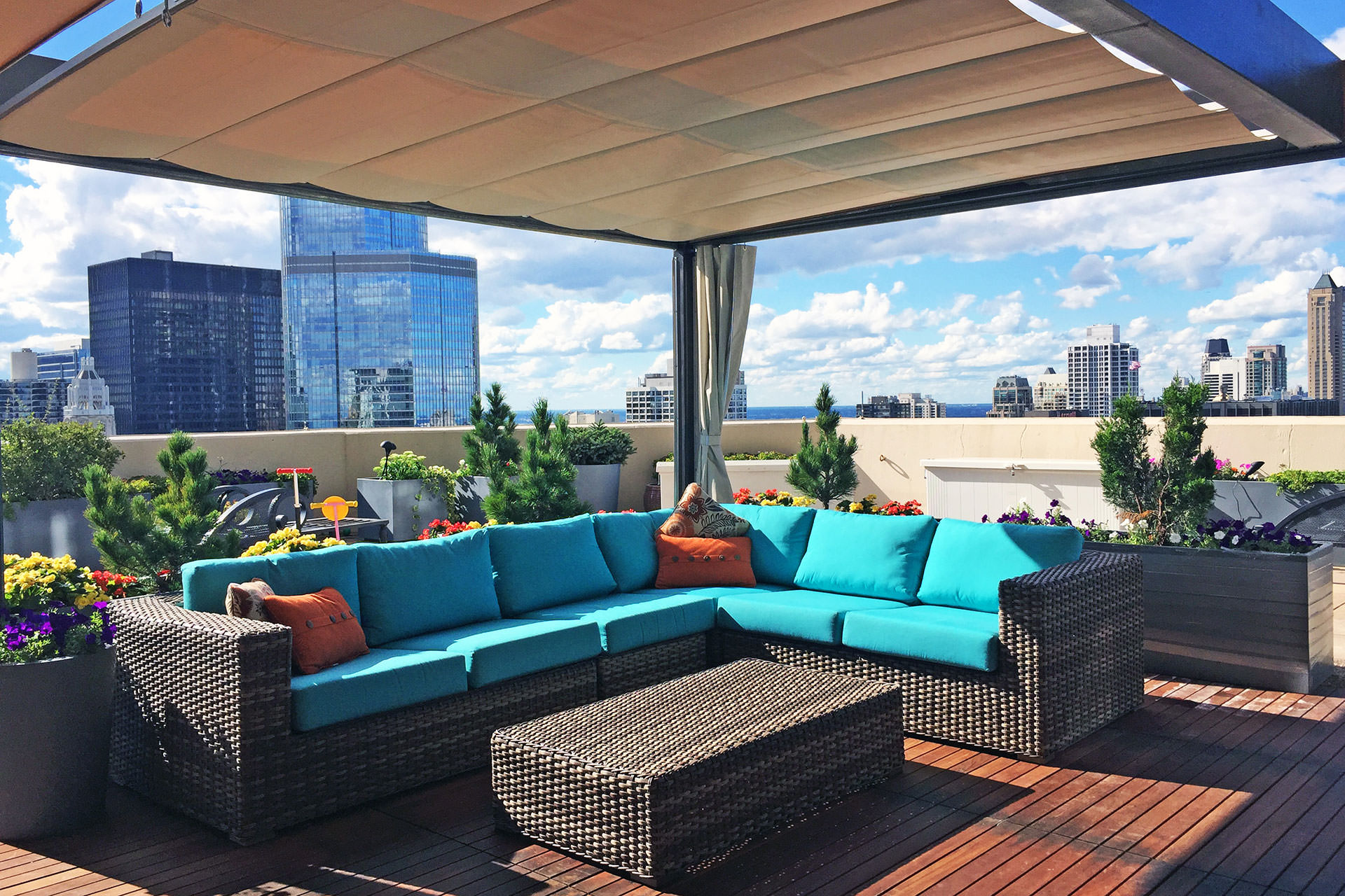 Rooftop Patio Covers Chicago ShadeFX